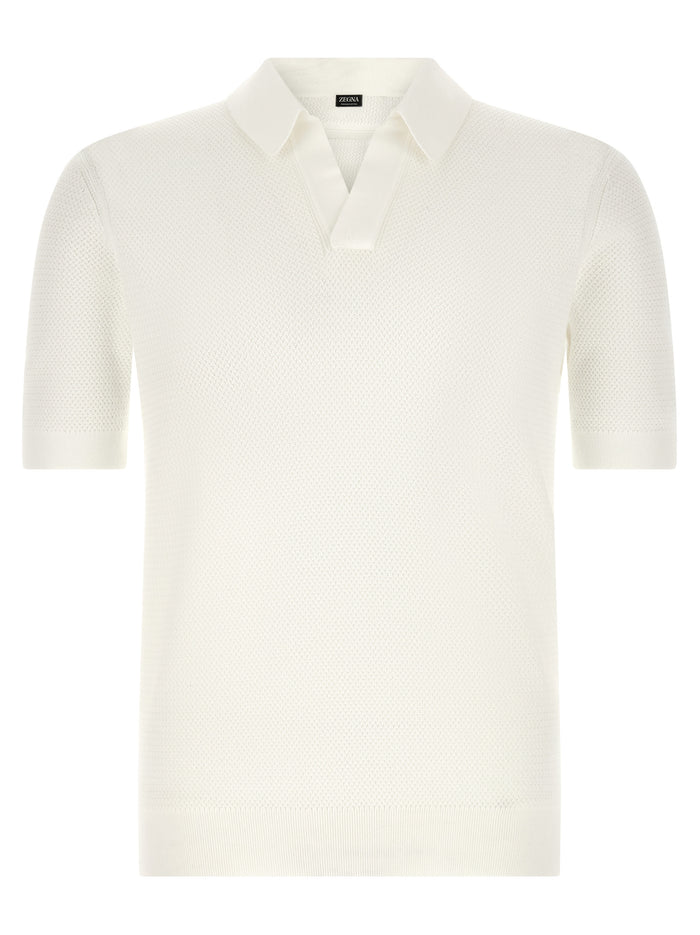 Premium Cotton Polo Shirt White