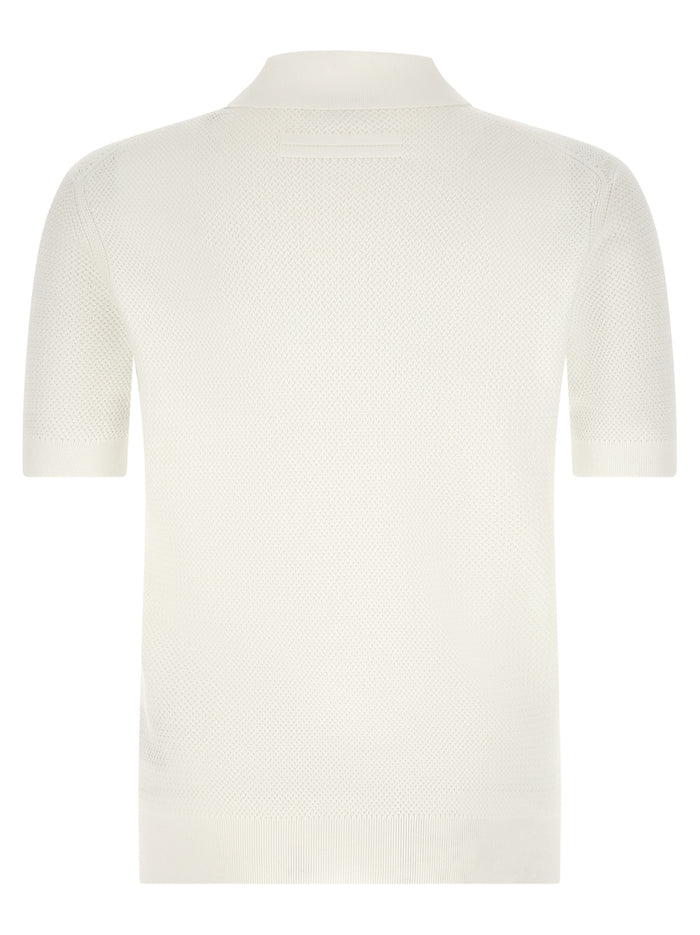 Premium Cotton Polo Shirt White