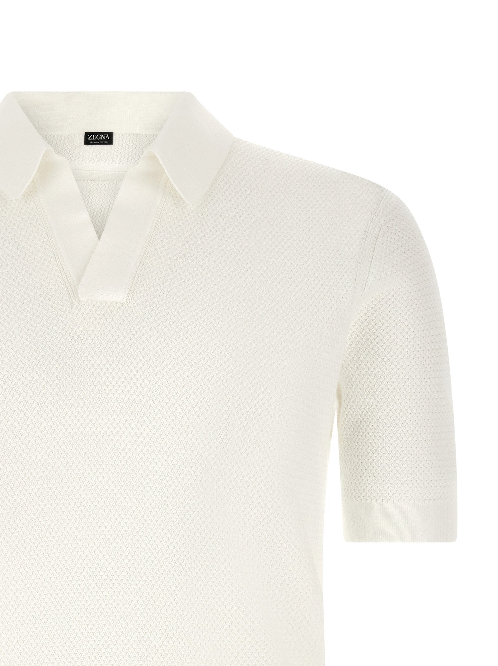 Premium Cotton Polo Shirt White