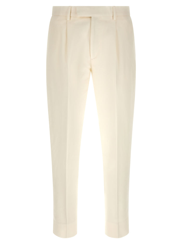 Formal trousers White Cotton Pant
