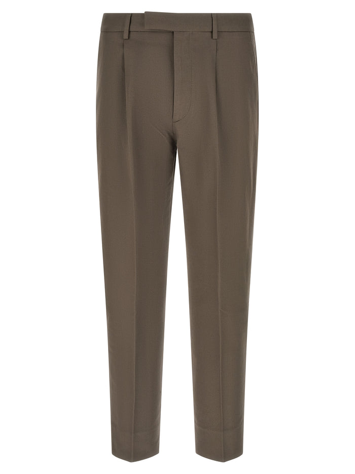 Tailored trousers Brown Cotton Pant