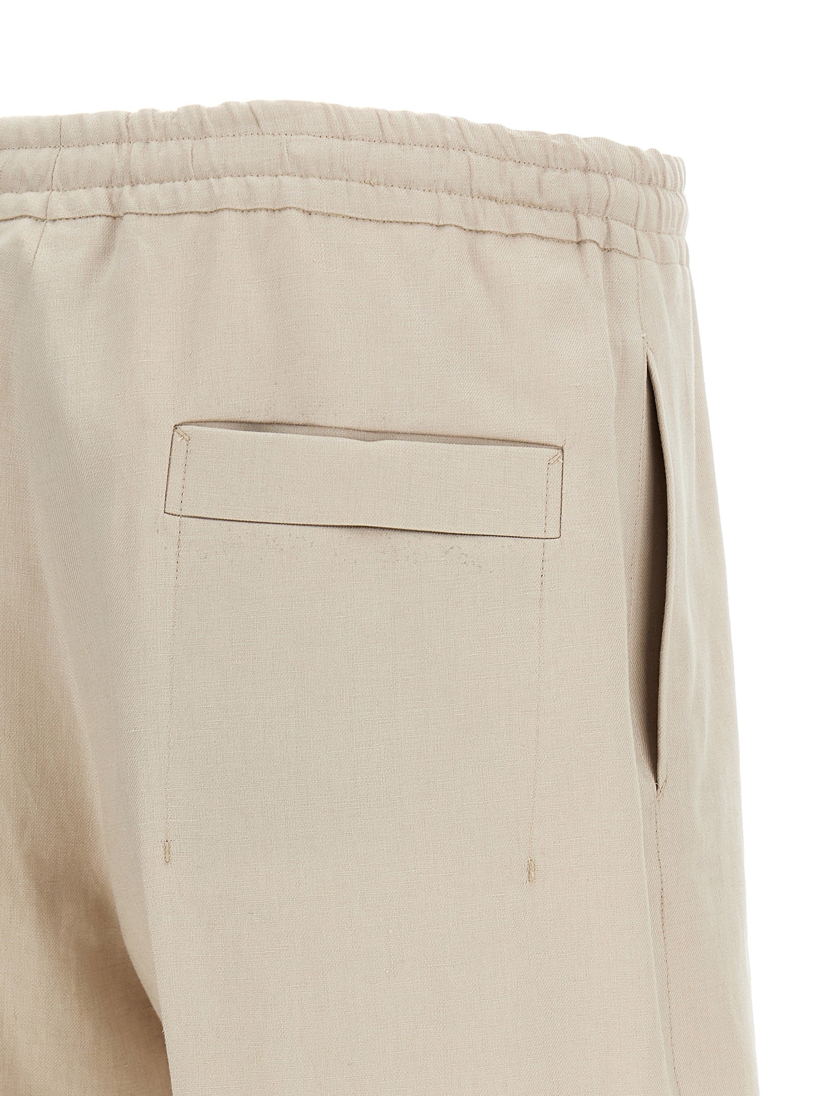 Linen bermuda shorts Beige Bermuda