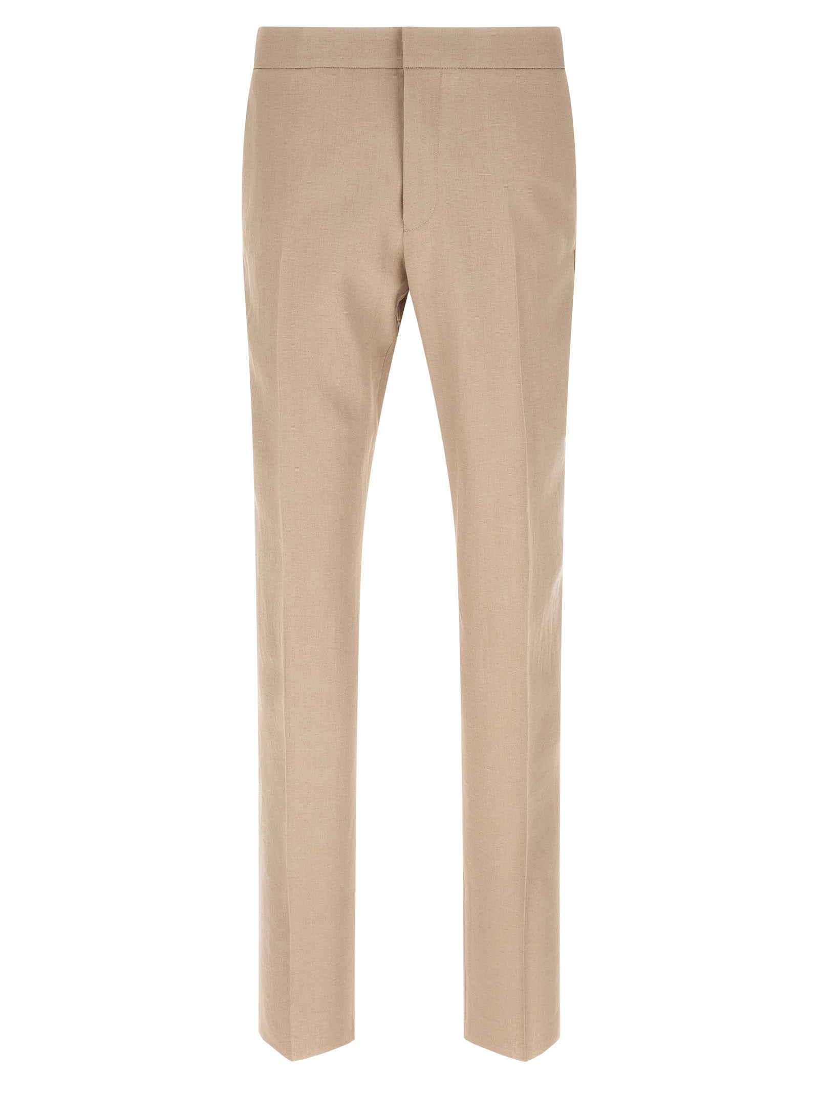 Linen Trousers Beige Pant