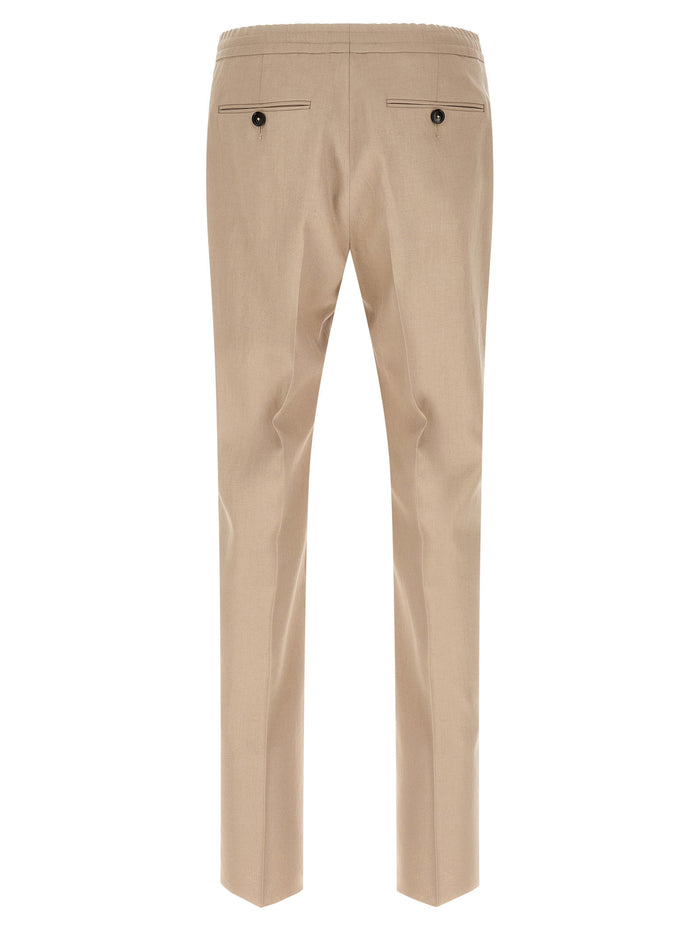 Linen Trousers Beige Pant