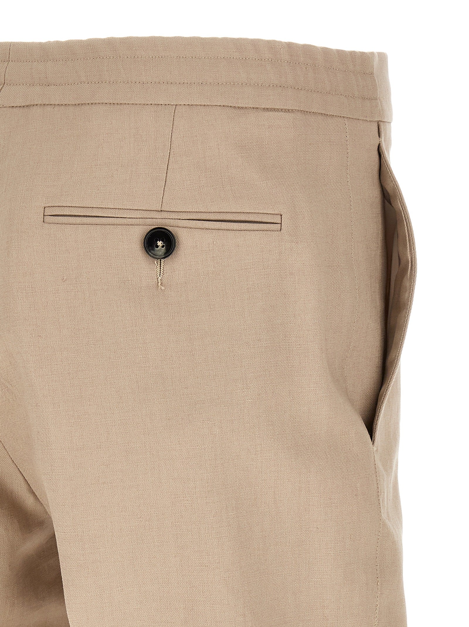 Linen Trousers Beige Pant