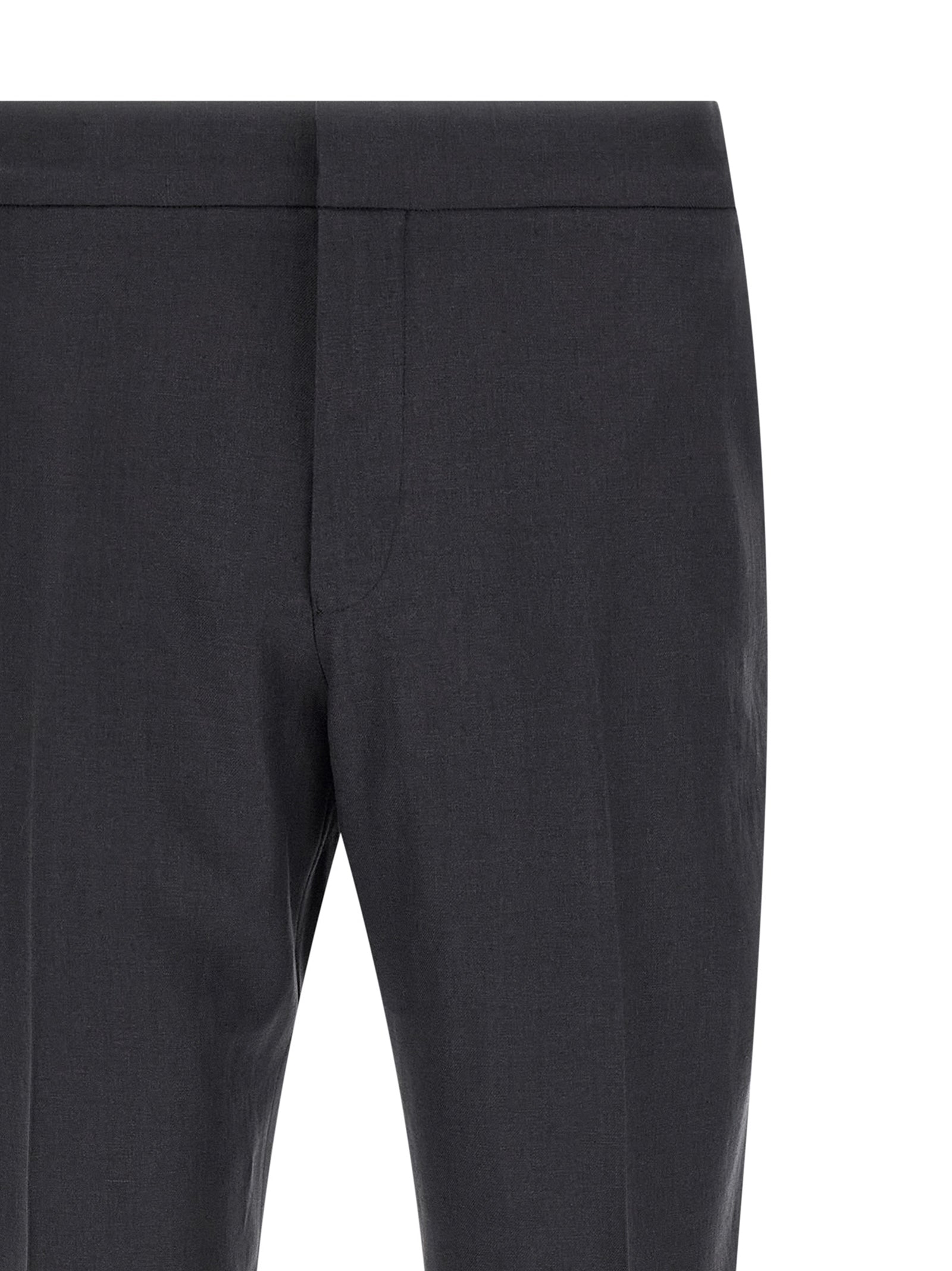 Linen Trousers Blue Pant