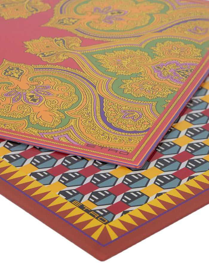 Placemats Set Multicolor Acrylic Kitchen Linen