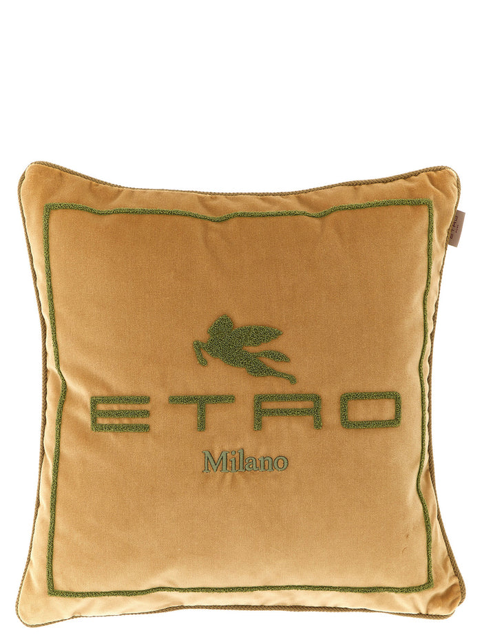 Logo Cushion Beige Cushions