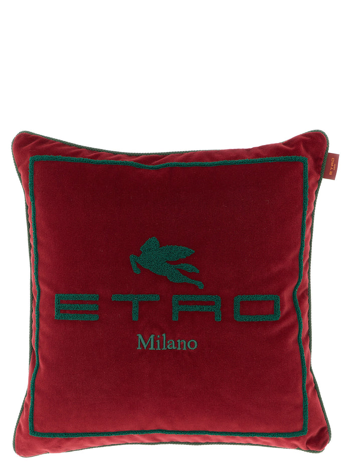 Logo Cushion Multicolor Cotton Cushions