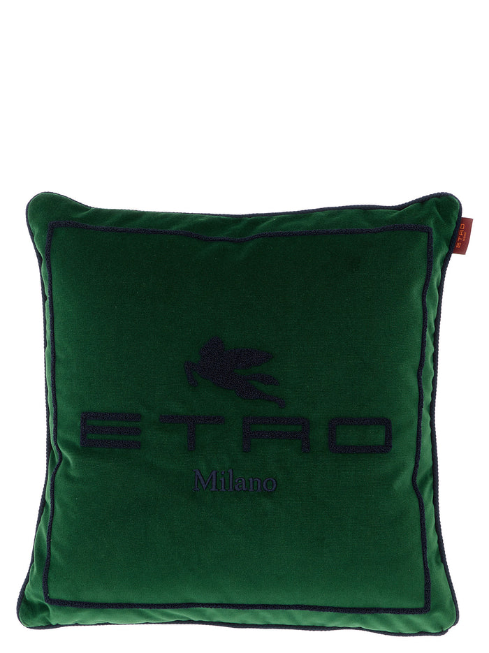 Logo Cushion Multicolor Cotton Cushions