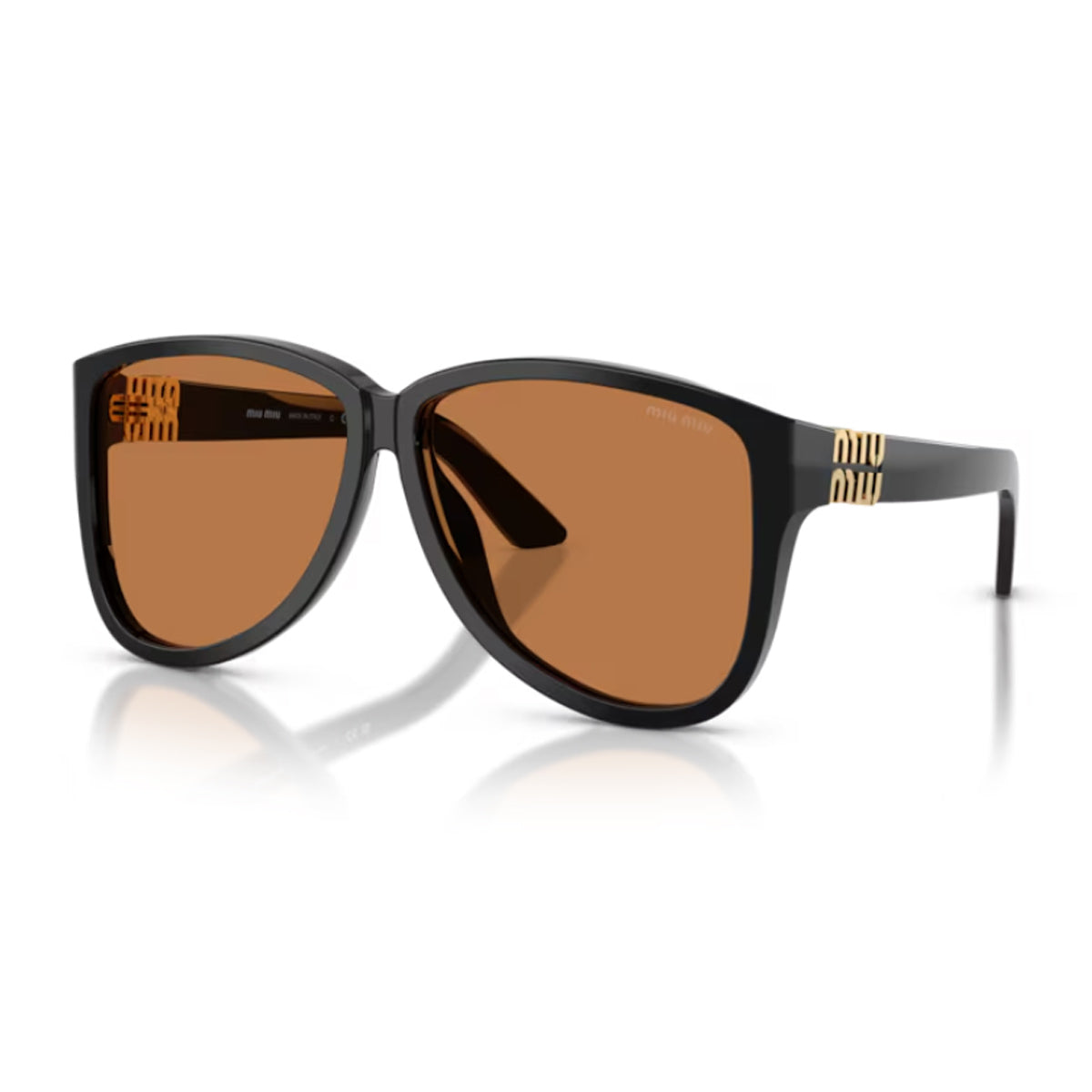 Miu 0MU A08S Ombre 16K90Q Nero Acetate Occhiali Da Sole