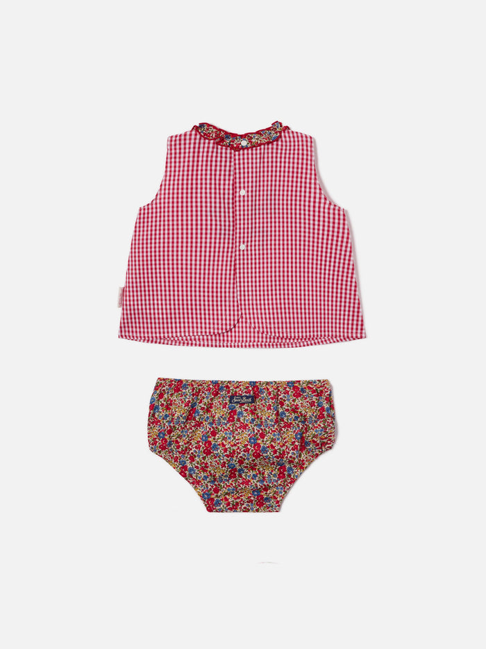 Abbie Top And Bloomer Set With Piccola Peste Embroidery | Made Liberty Fabric __single__