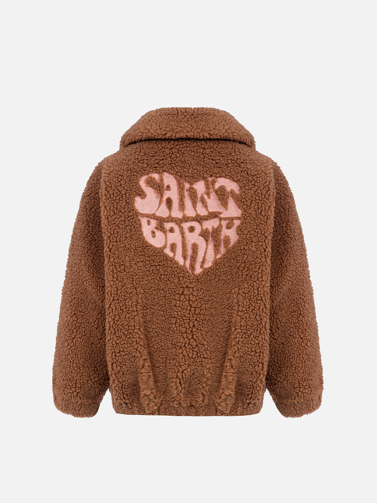 Girl Beige Sherpa Bomber Coat Abel Camel Jacket