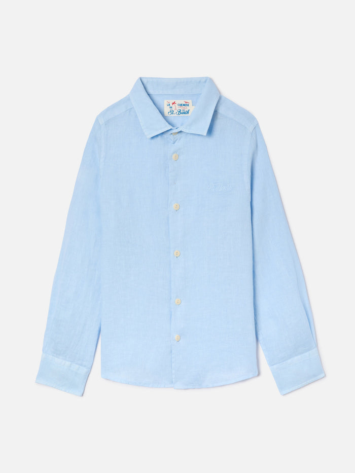 Light Blue Agnes Shirt Linen