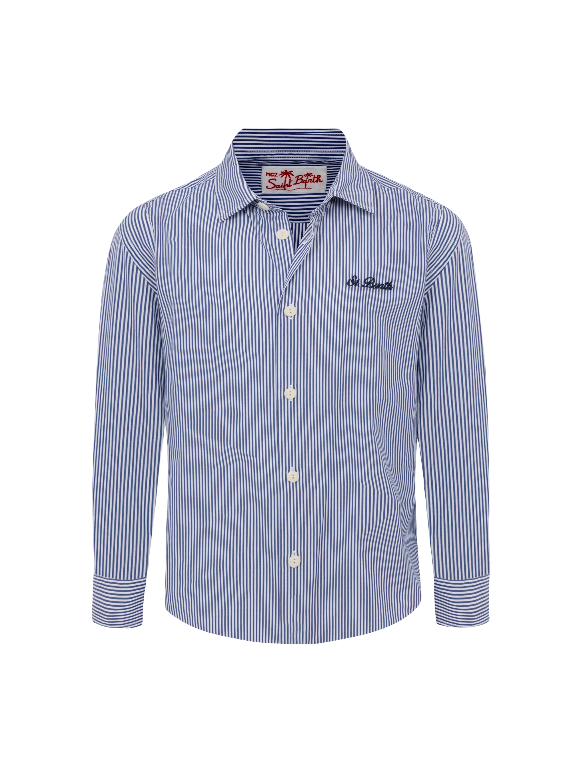 Agnes Navy Blue Cotton Shirt With Snoopy Print | Peanuts® Special Edition