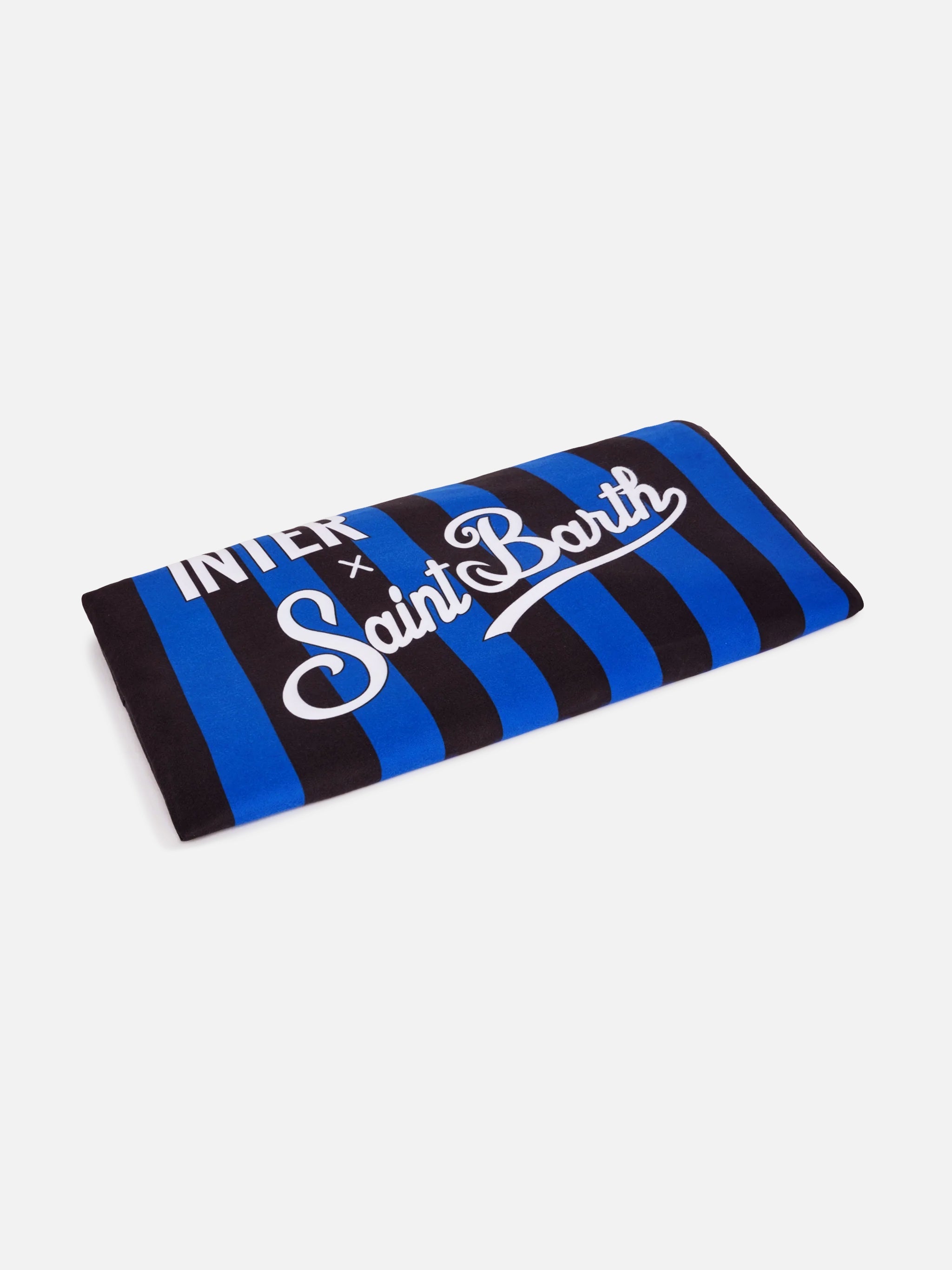 Microfiber Striped Beach Towel Aidan With Inter Print | Fc Special Edition Blue