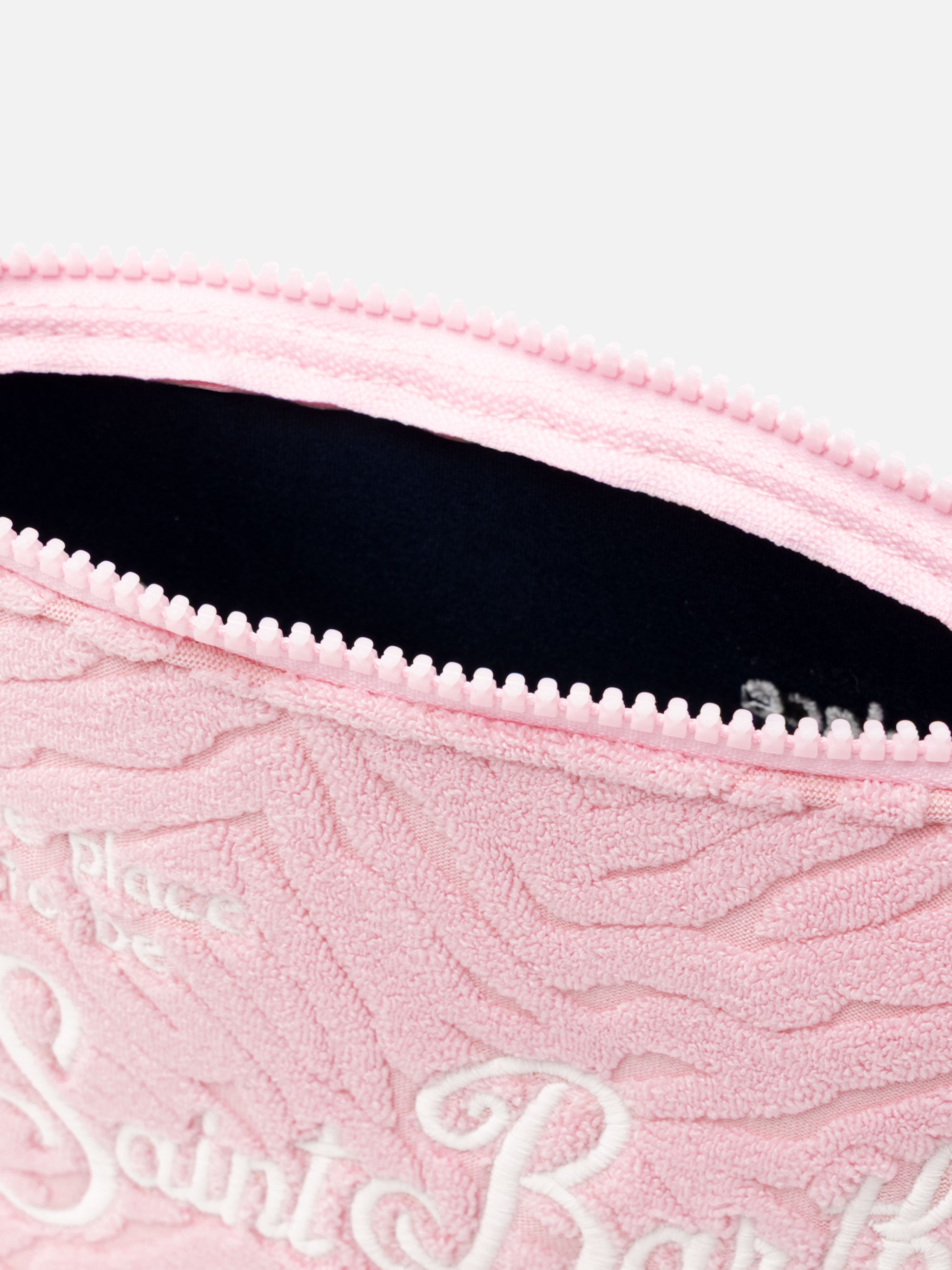 Aline Pink Zebra Embossed Terry Pochette __single__