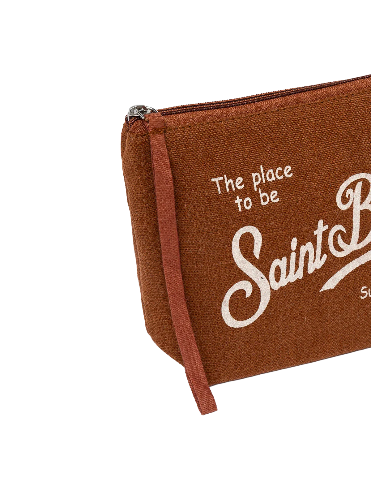 Aline Brown Linen Pochette