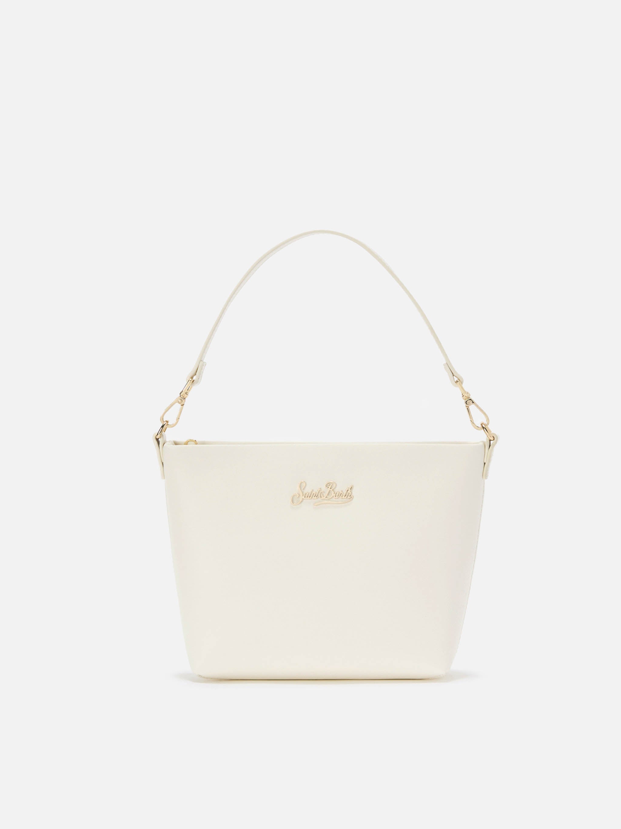 Aline Shoulder Bag White Leather