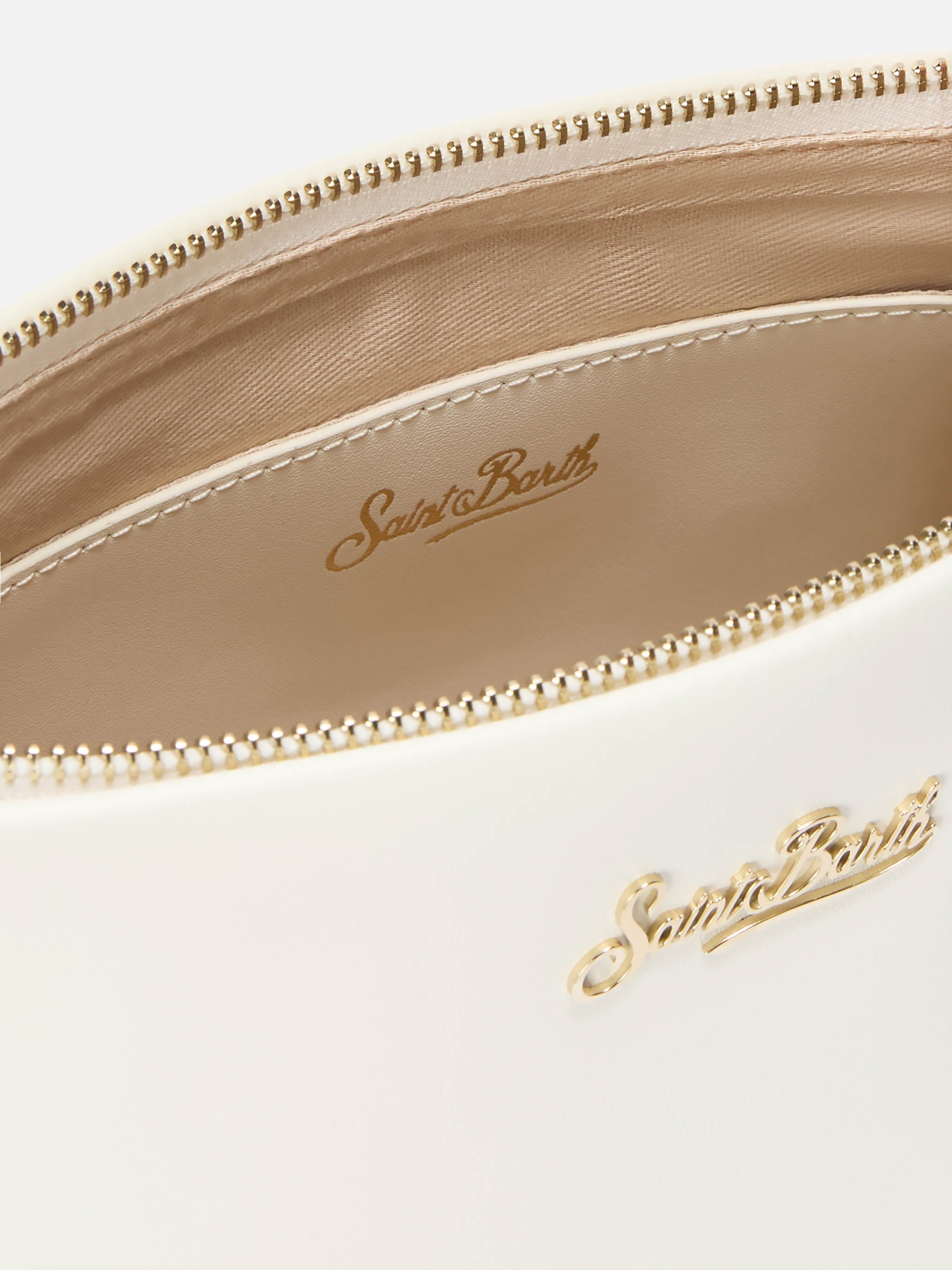 Aline Shoulder Bag White Leather
