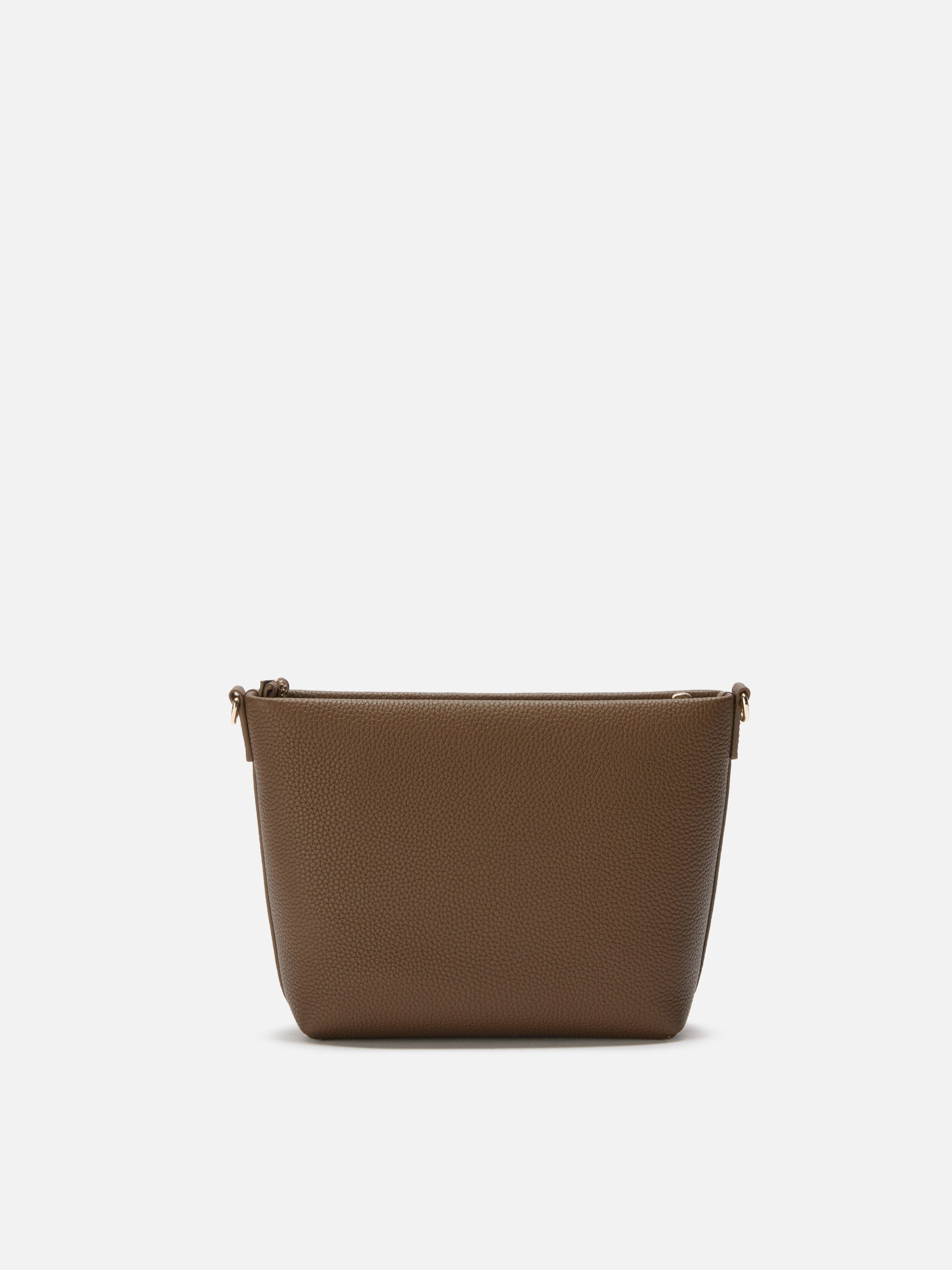 Aline Shoulder Bag Hammered Brown Leather