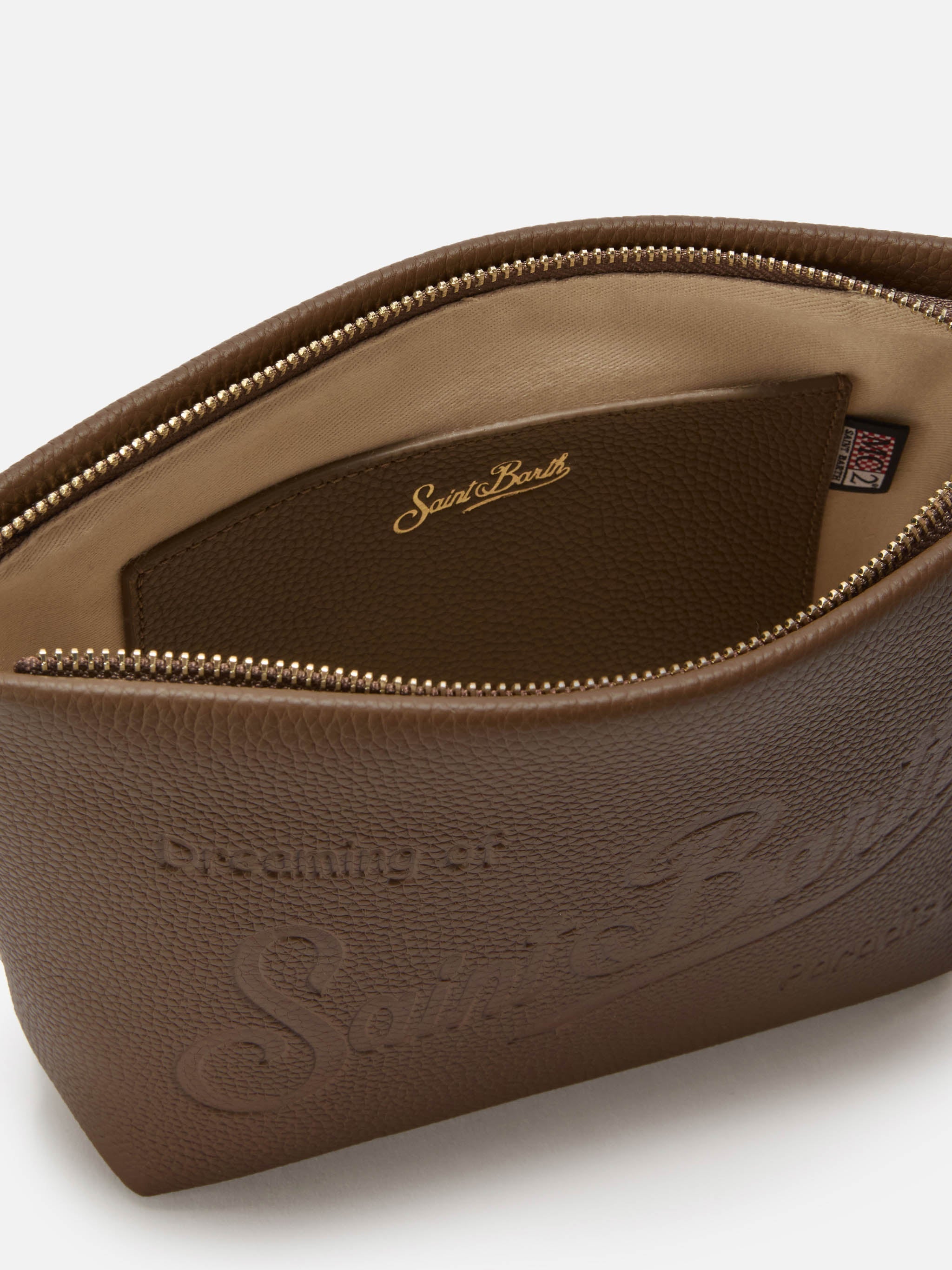 Aline Shoulder Bag Hammered Brown Leather