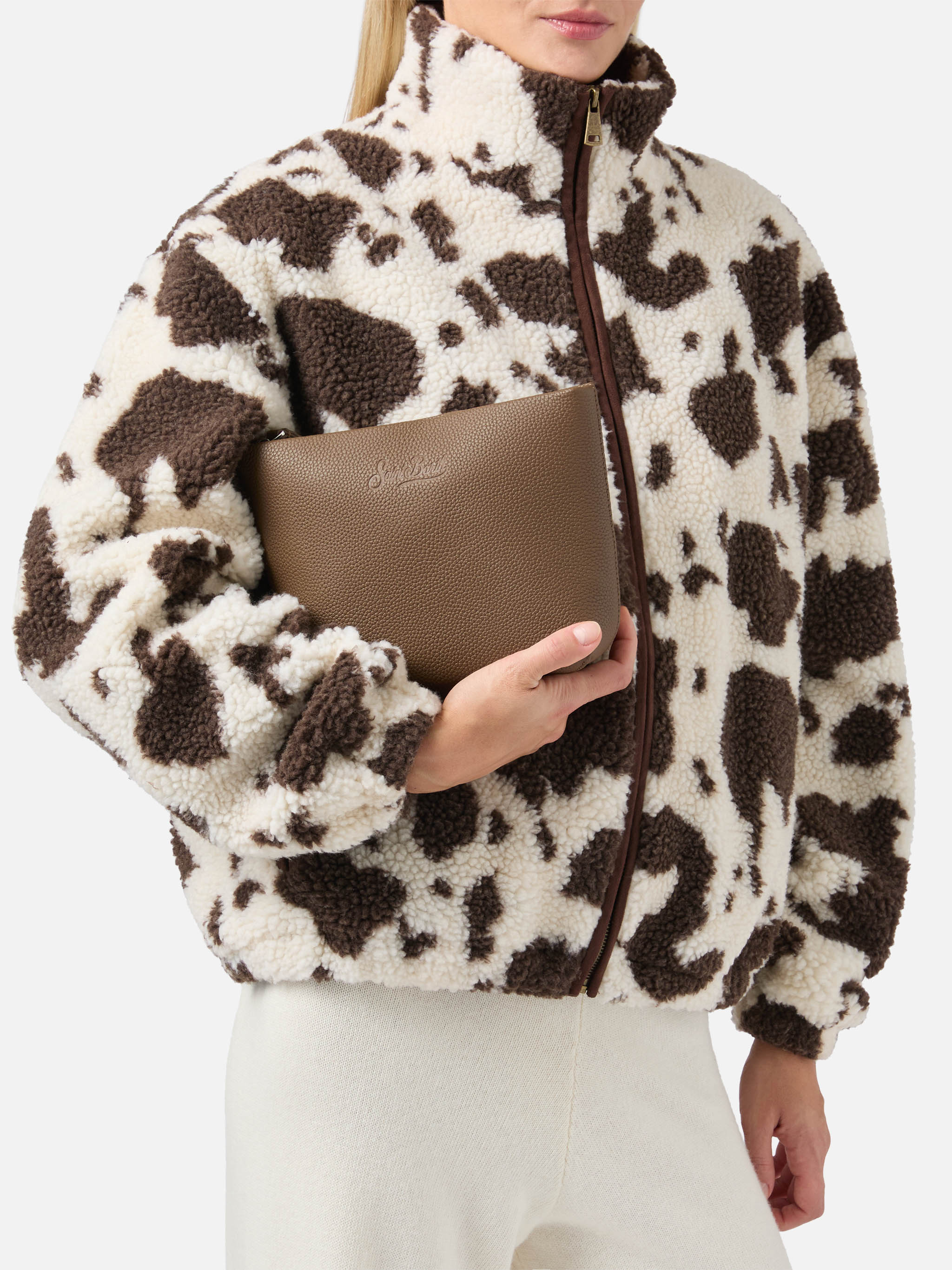 Aline Pouch Brown Leather Bag