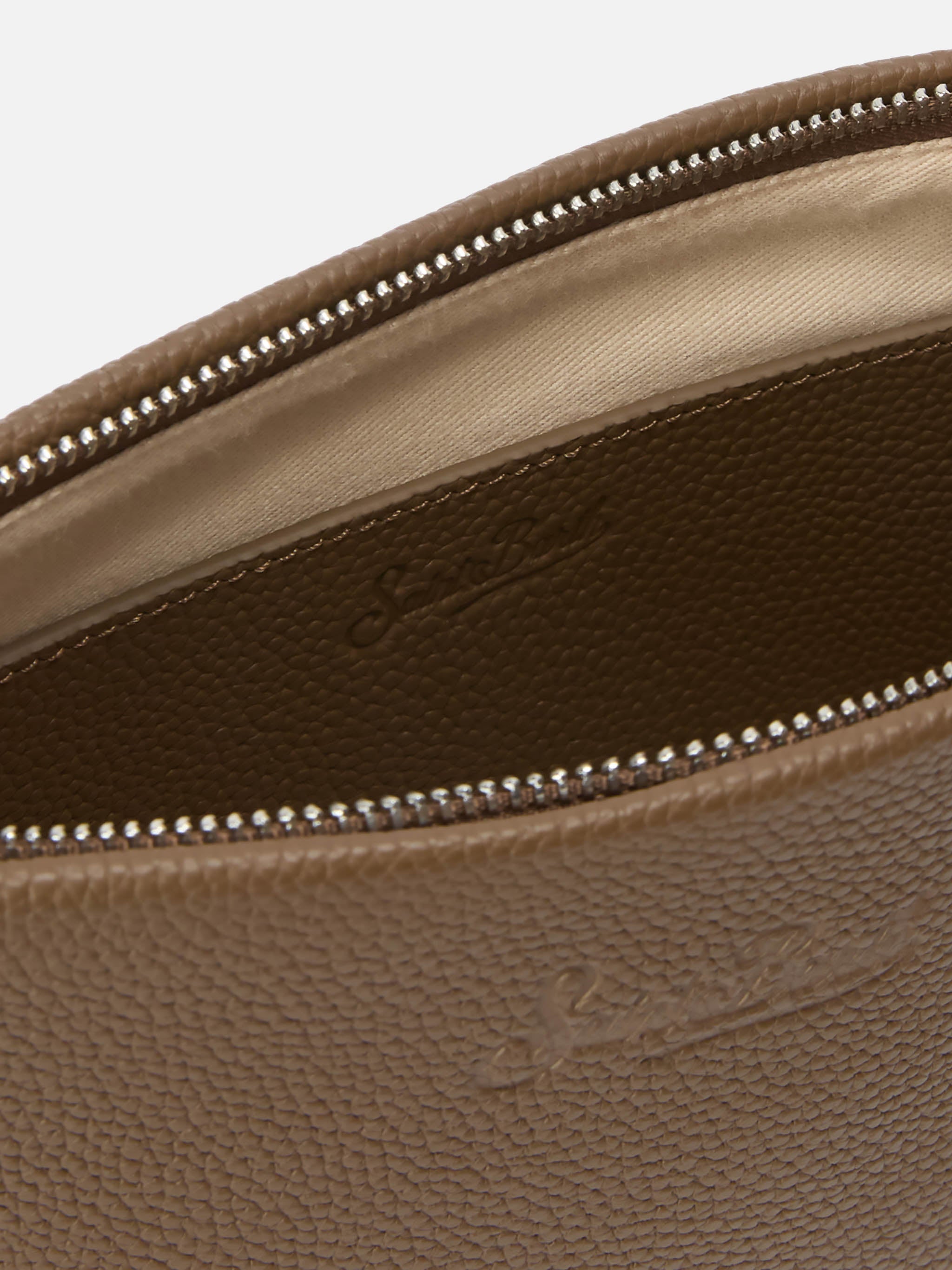 Aline Pouch Brown Leather Bag