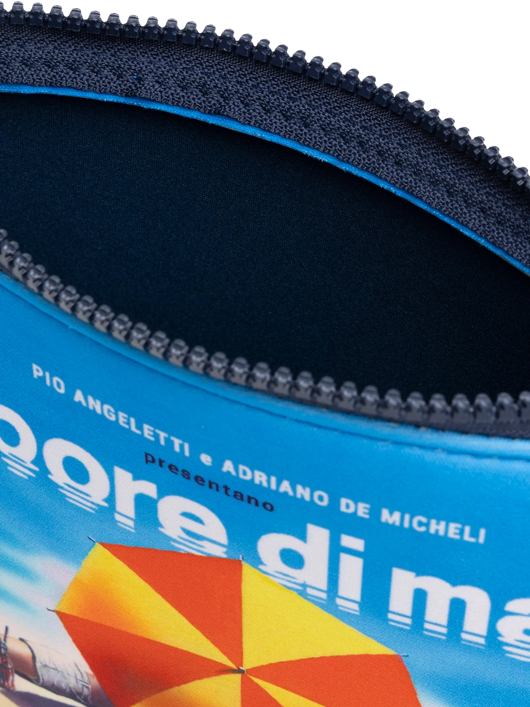 Aline Scuba Pochette With Sapore Di Mare Movie Print| Special Edition White