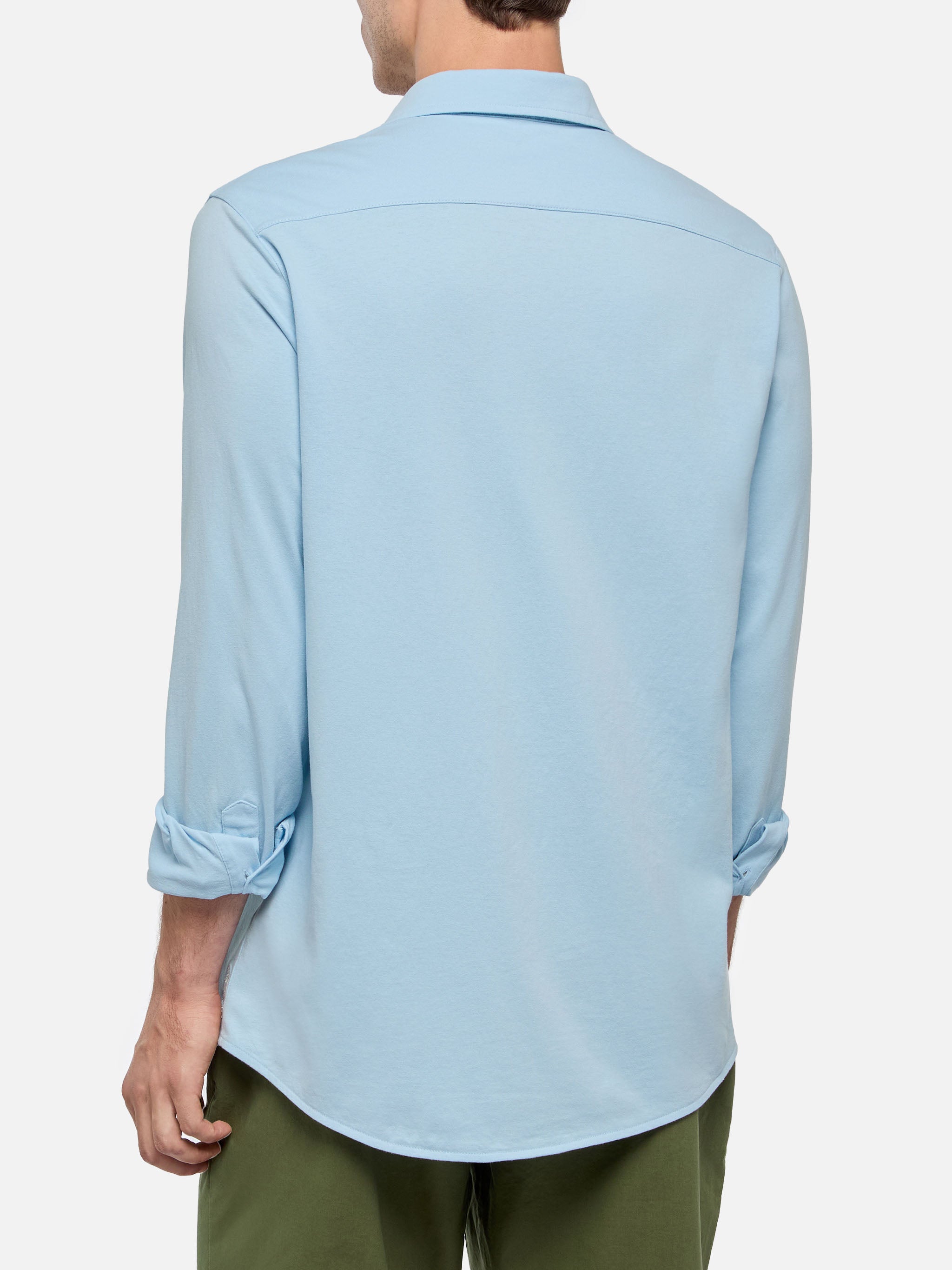 Amalfi Light Blue Jersey Shirt Sky