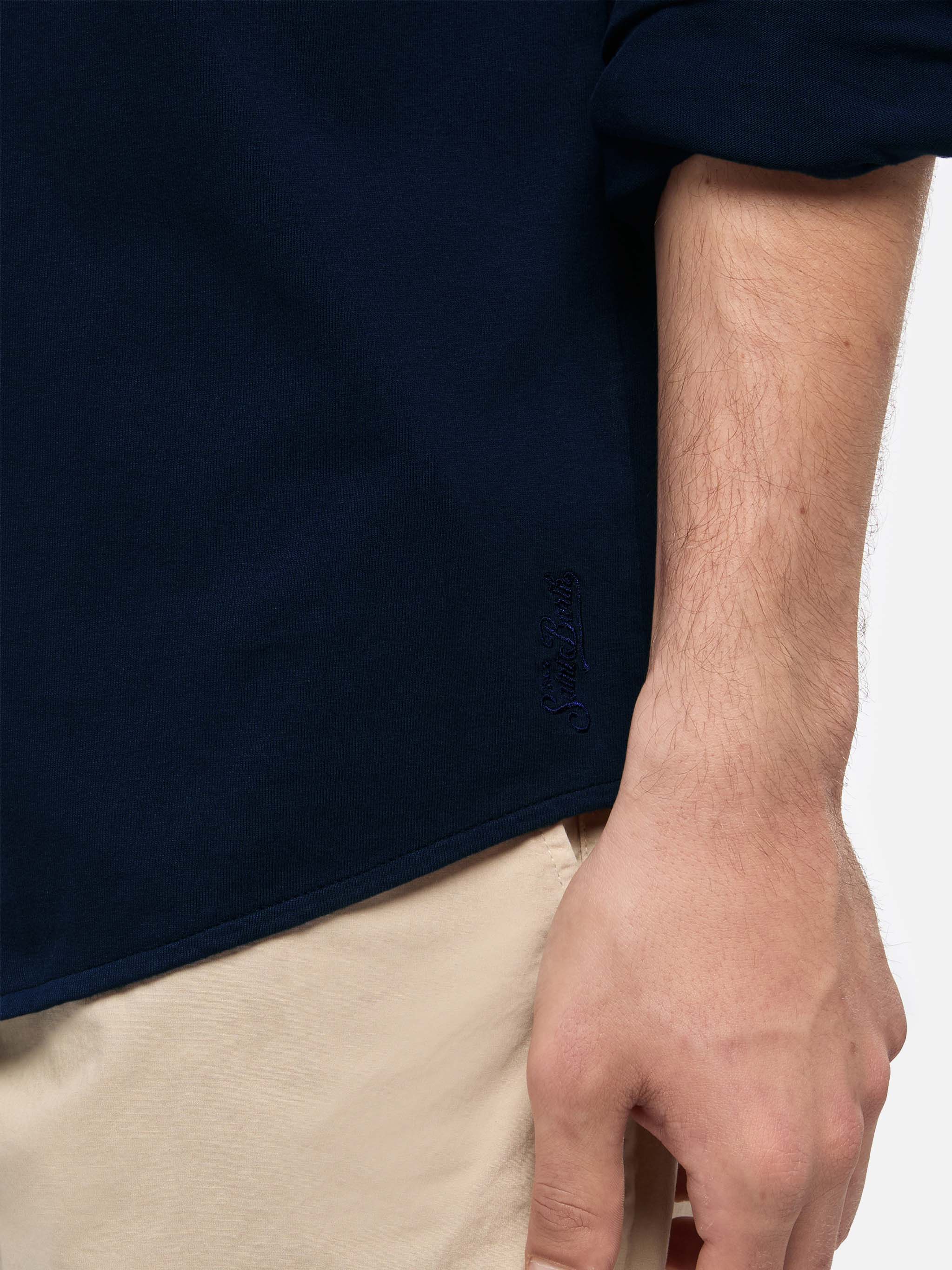 Amalfi Navy Blue Jersey Shirt