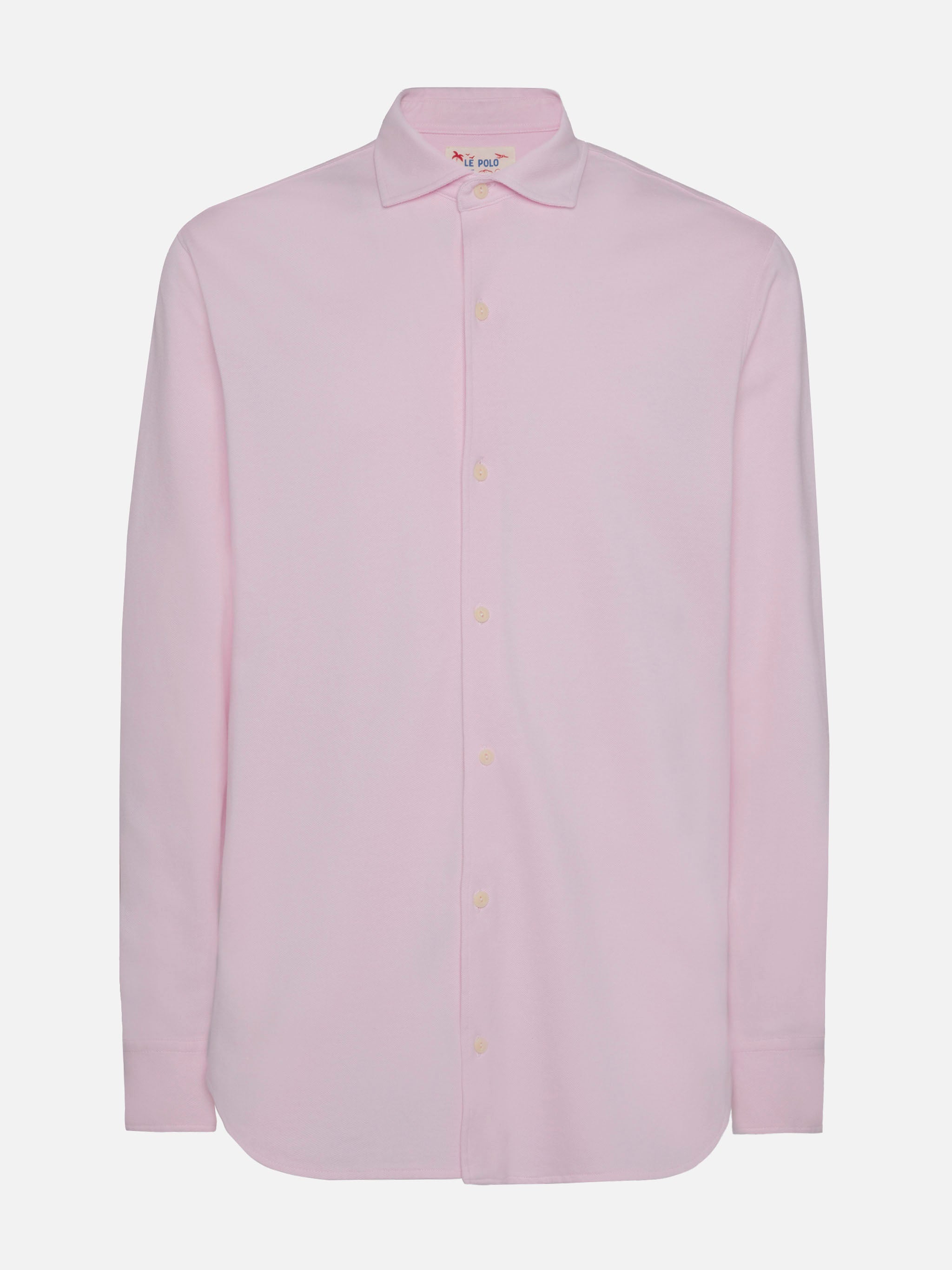 Amalfi Pink Jersey Piquet Shirt