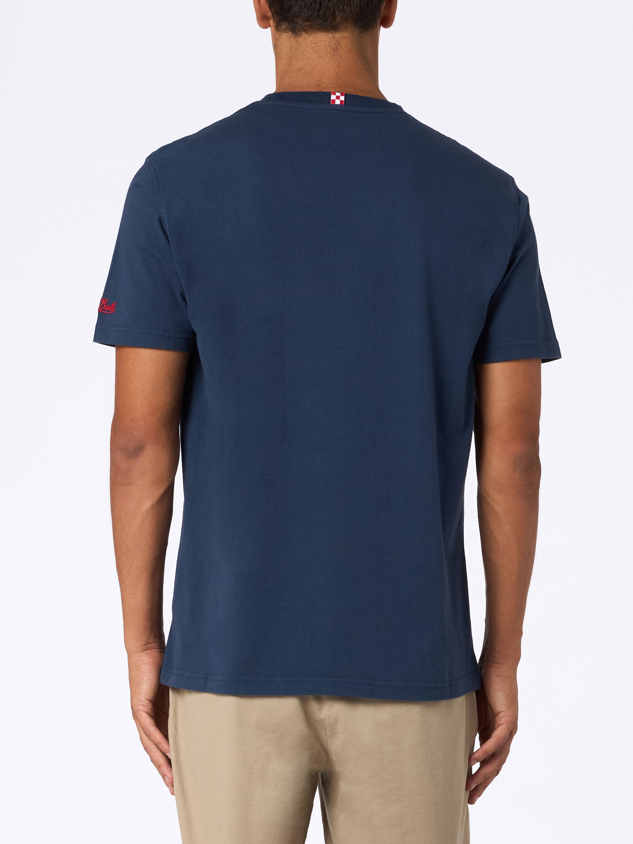 Arnott Heavy Cotton T-Shirt With Cryptopuppets Ducktona Watch Print | Special Edition Blue