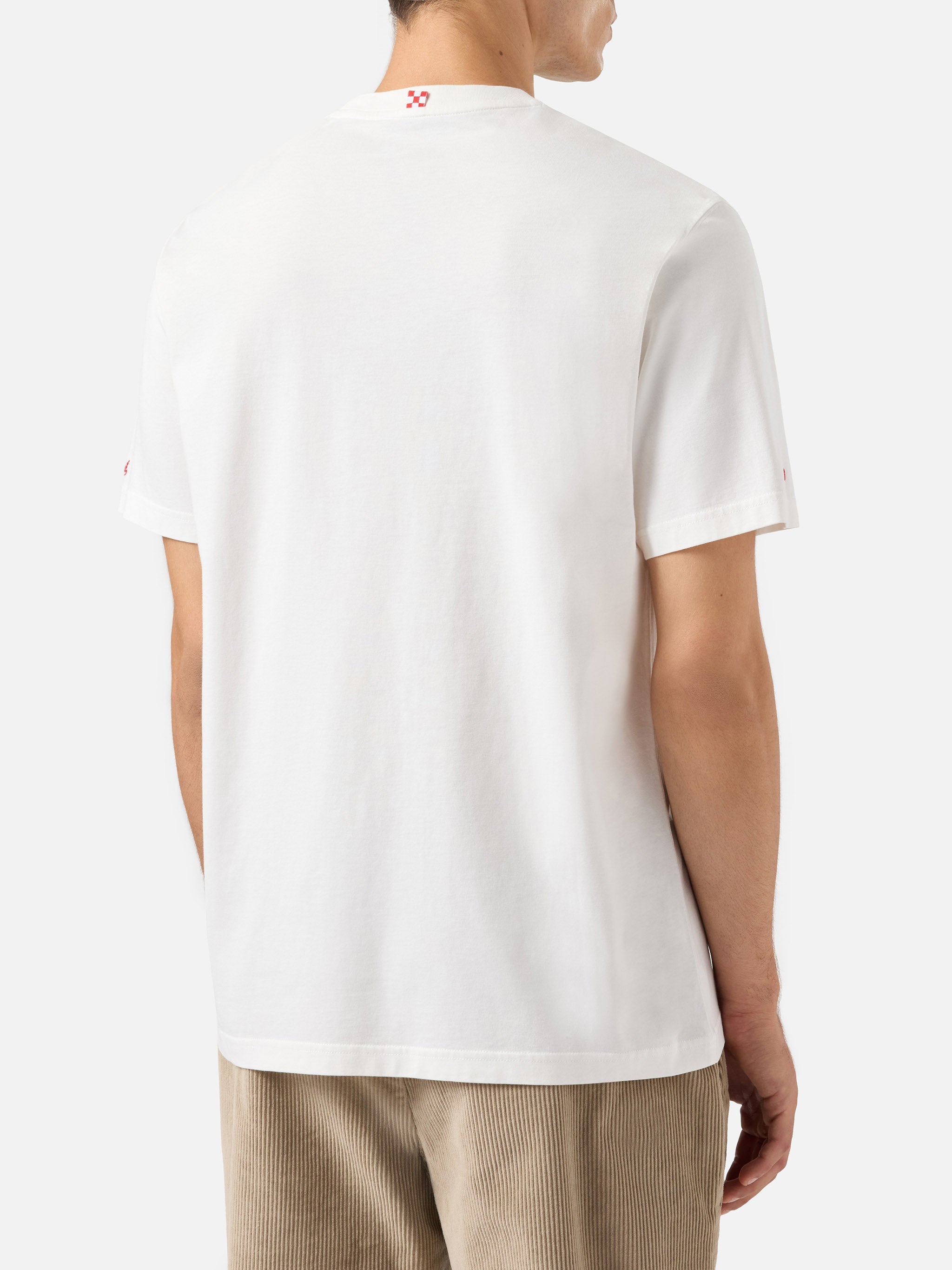 Winter Cotton T-Shirt Arnott With Come Rumenigge Embroidery | Yuppies Special Edition White