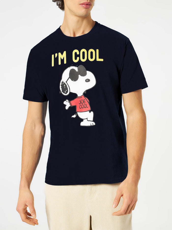 Man T-Shirt Snoopy Im Cool Print | Peanuts™ Special Edition Blue