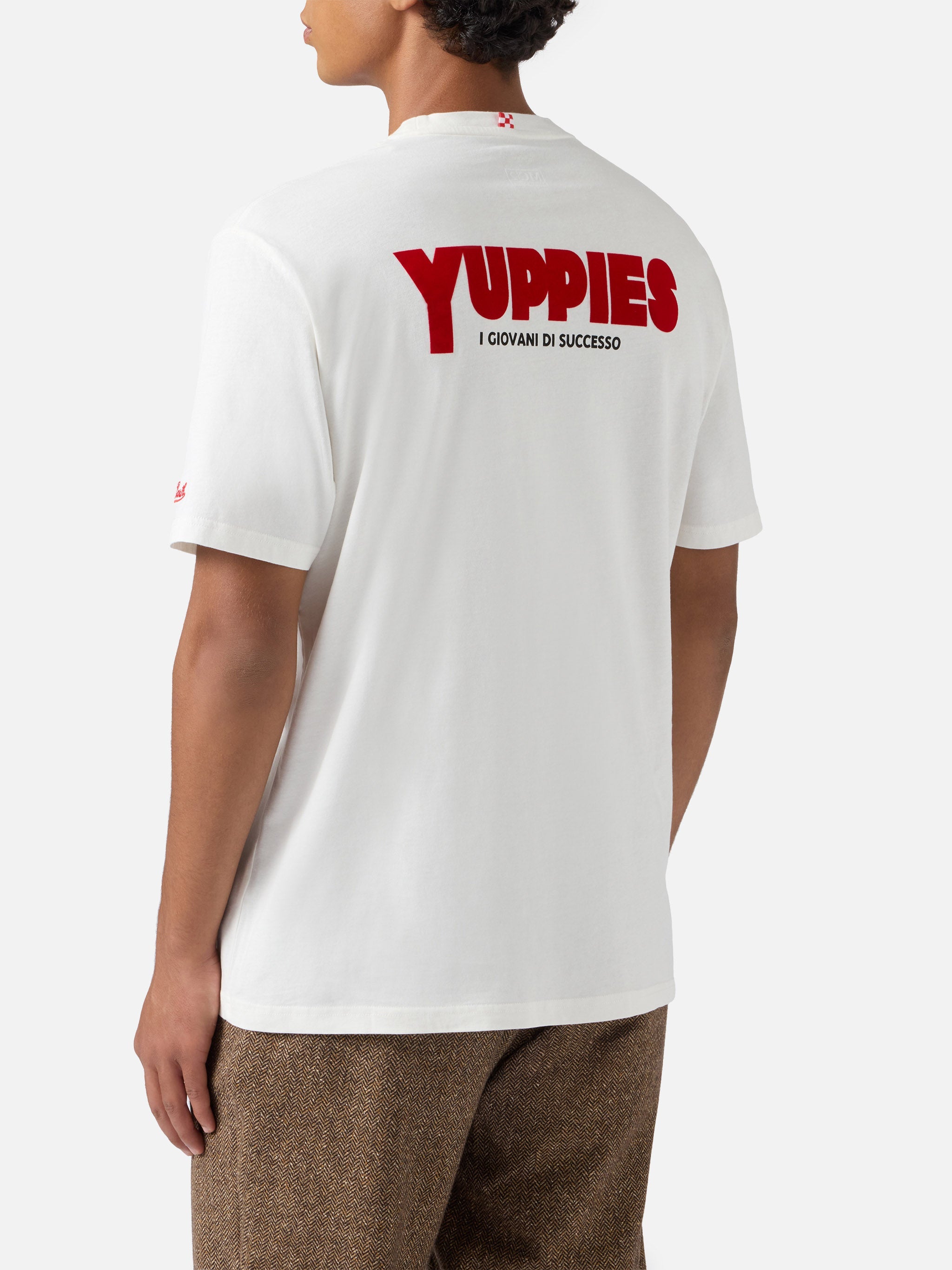 Arnott Warm Winter Cotton T-Shirt White With Yuppies Print | Special Edition