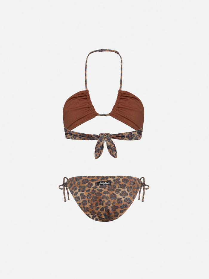 Aryanna Animalier Lurex Bandeau Bikini __single__