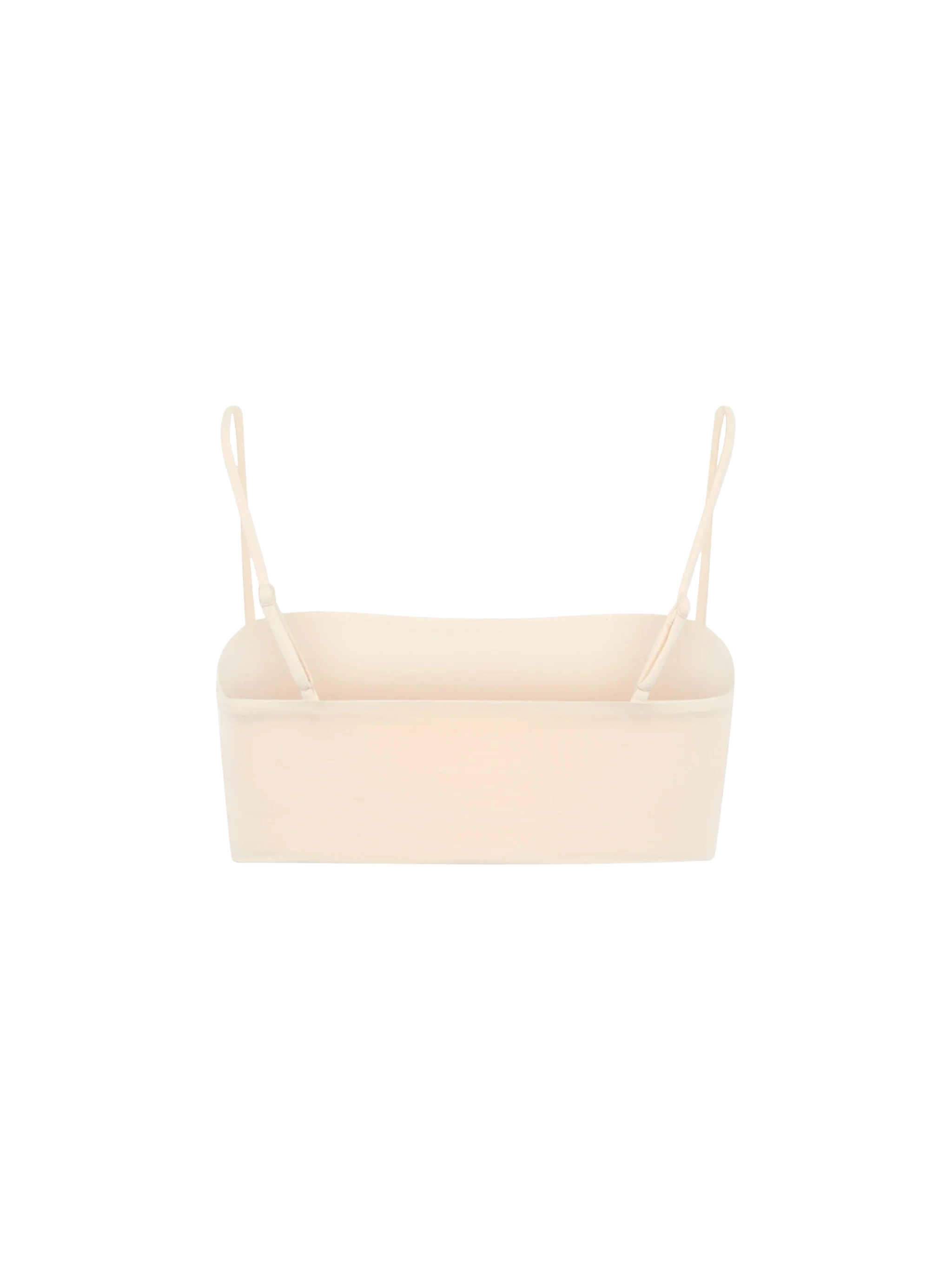 Athena Bandeau Bikini Top With Rhinestones White