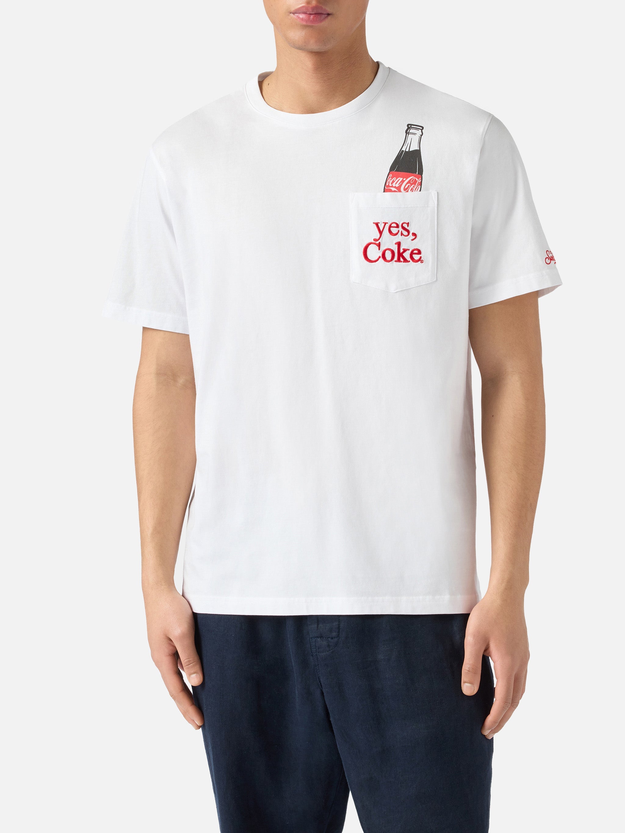 White Austin T-Shirt With Yes, Coke Print | Special Edition