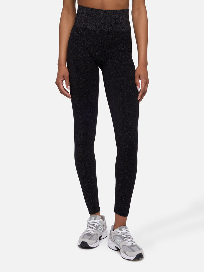 Black Lurex Legging Avice Pant