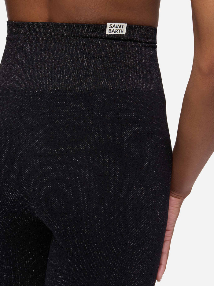 Black Lurex Legging Avice Pant