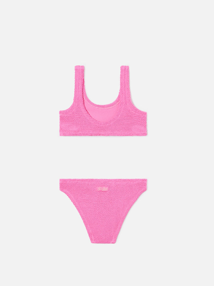 Baker Crinkle Bikini In Dark Pink __single__