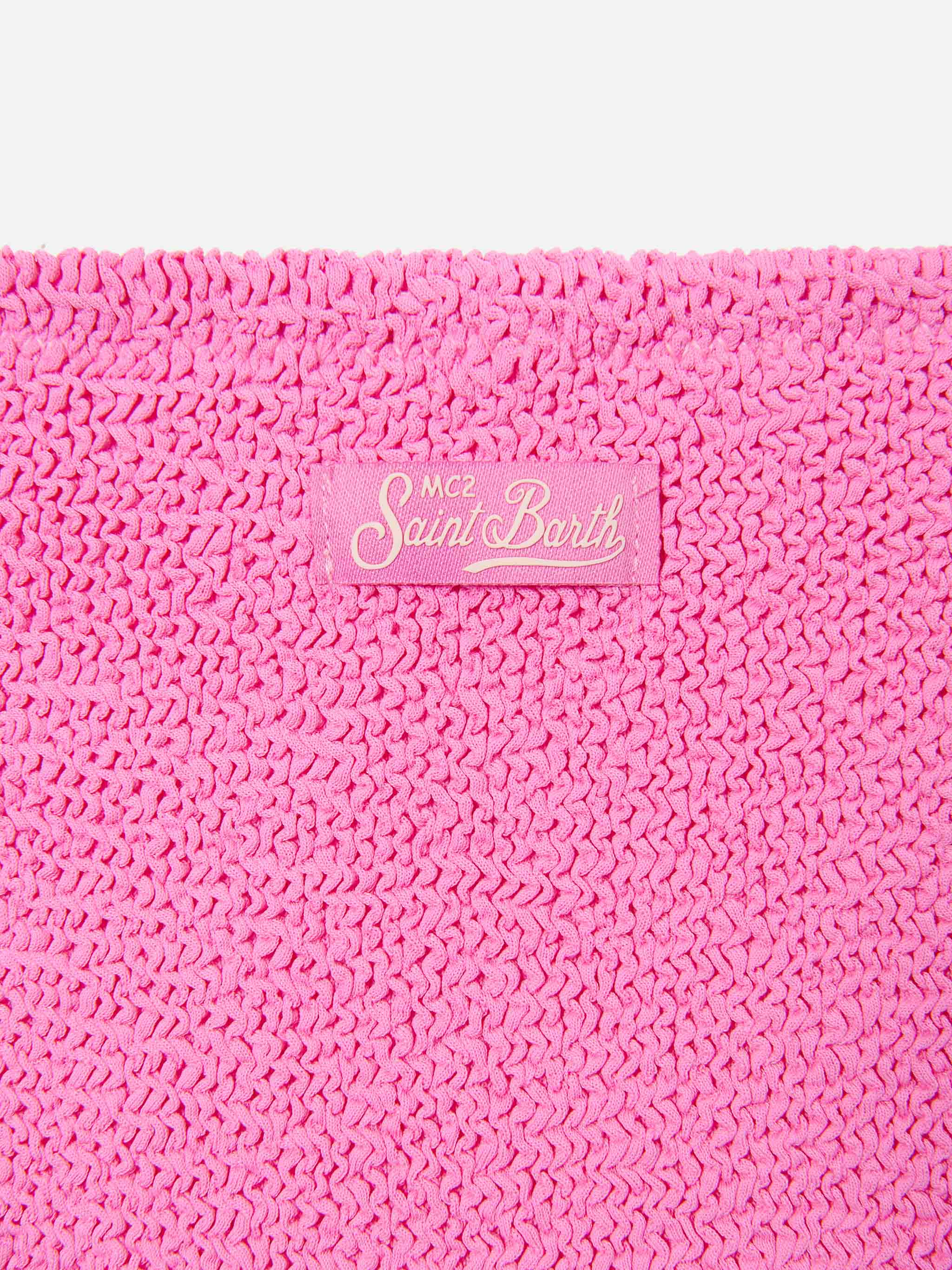 Baker Crinkle Bikini Dark Pink