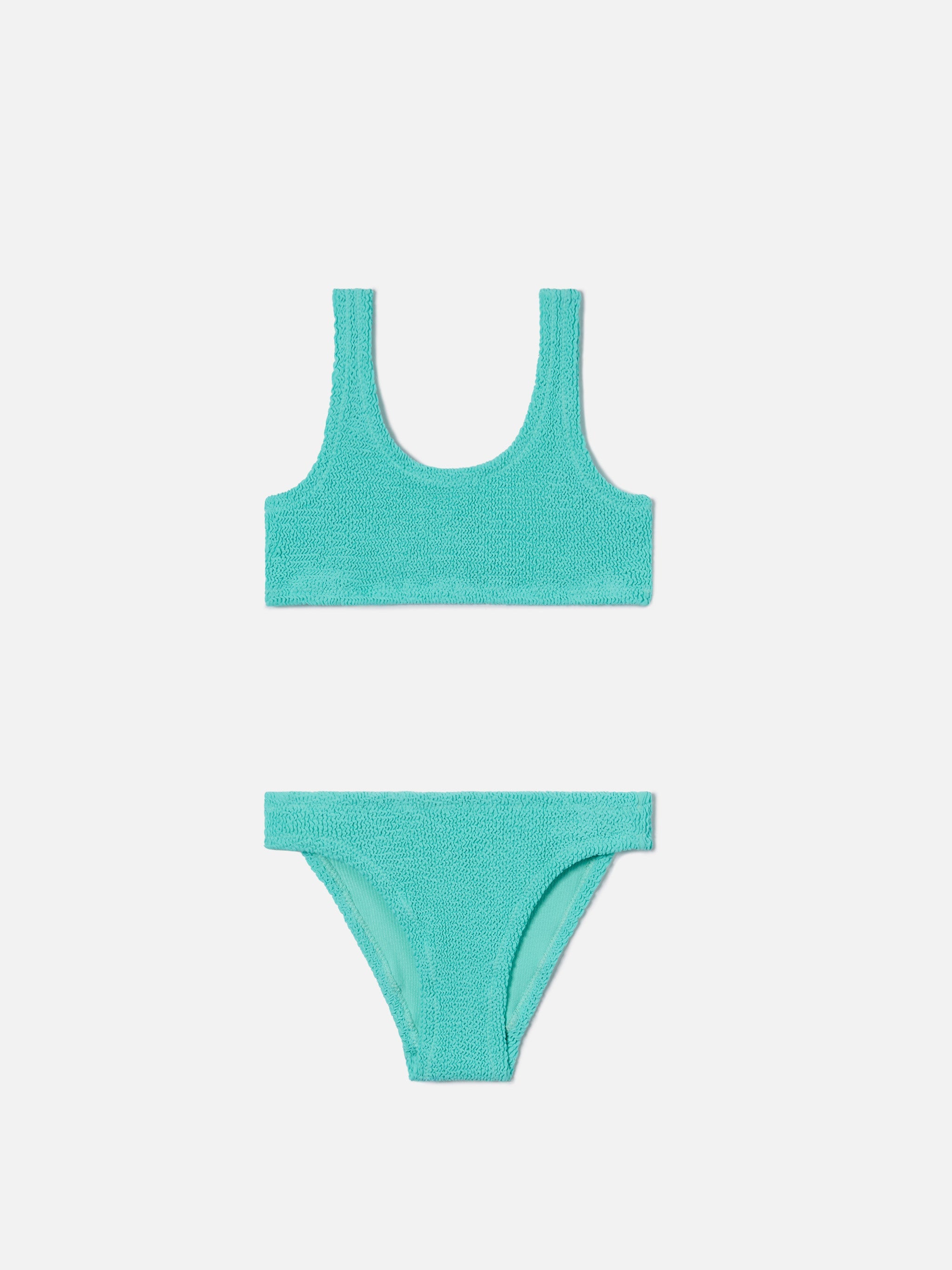 Baker Crinkle Bikini In Water Green __single__