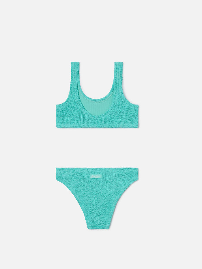 Baker Crinkle Bikini In Water Green __single__
