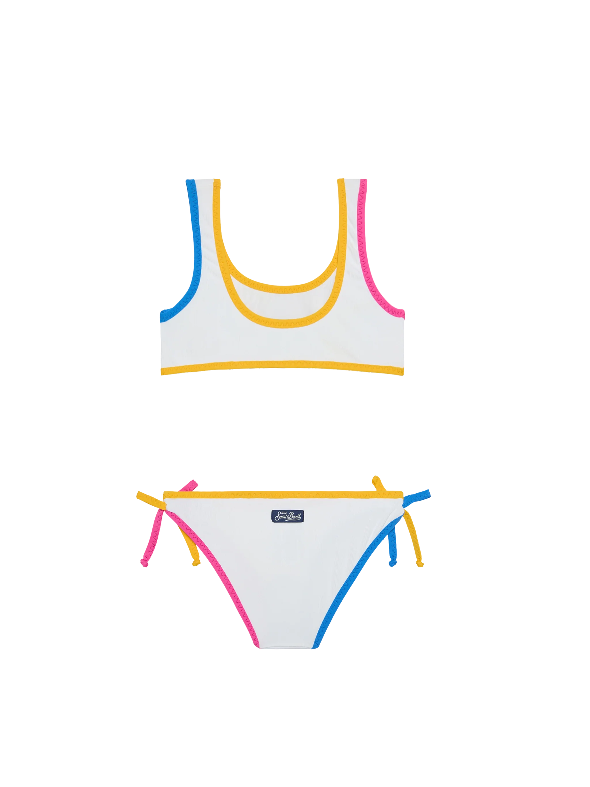Girl Bralette Bikini With St Barth Patches __single__