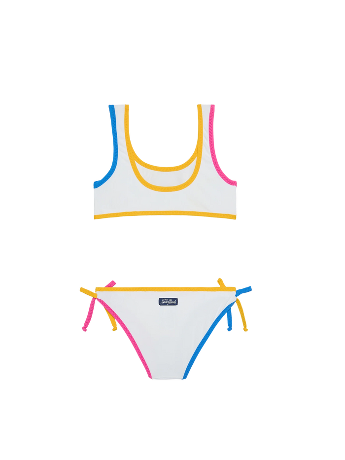 Girl Bralette Bikini With St Barth Patches __single__