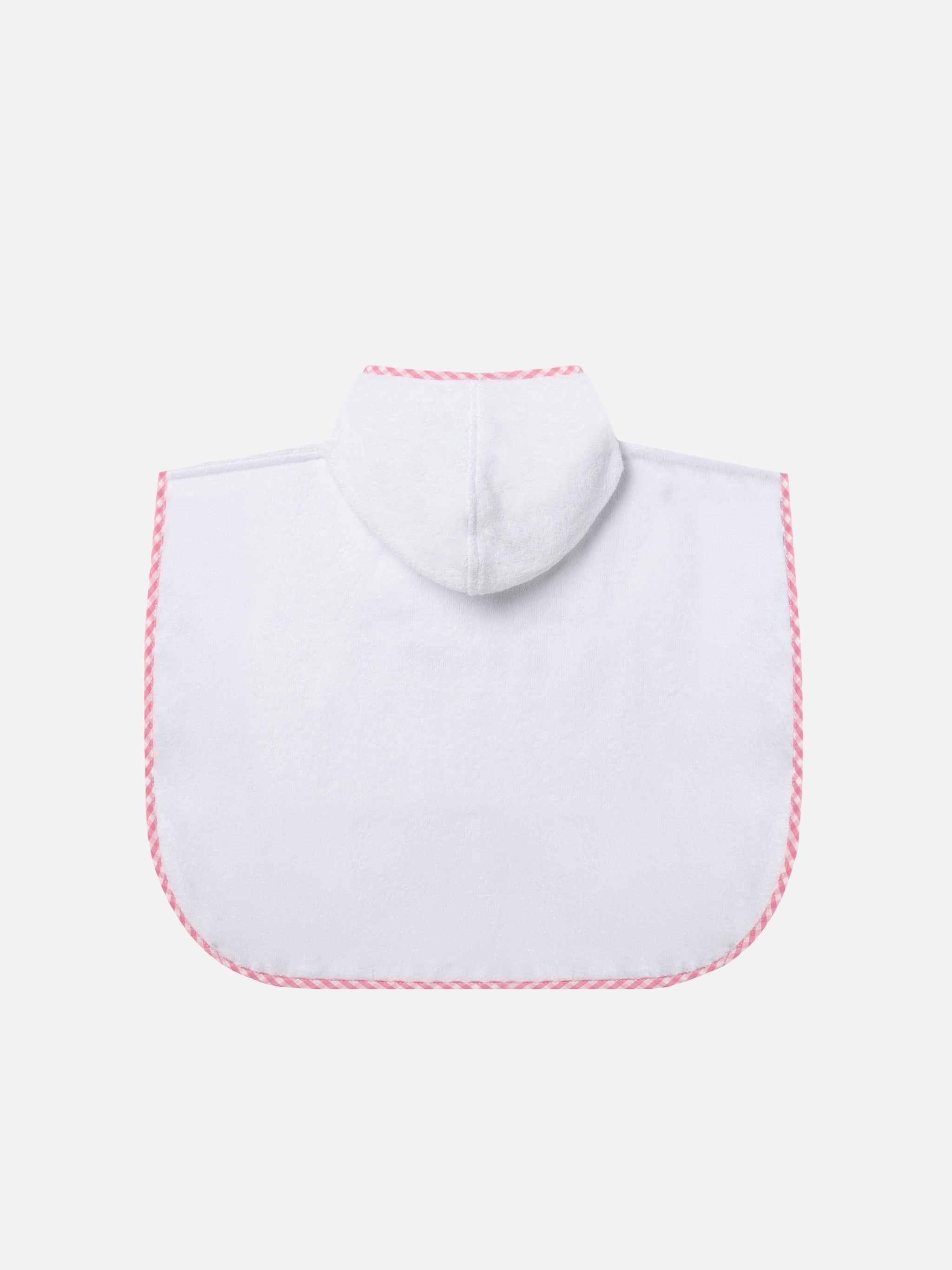 Cotton Terry Bathrobe With Un Bagnetto E Torno Embroidery White Robe