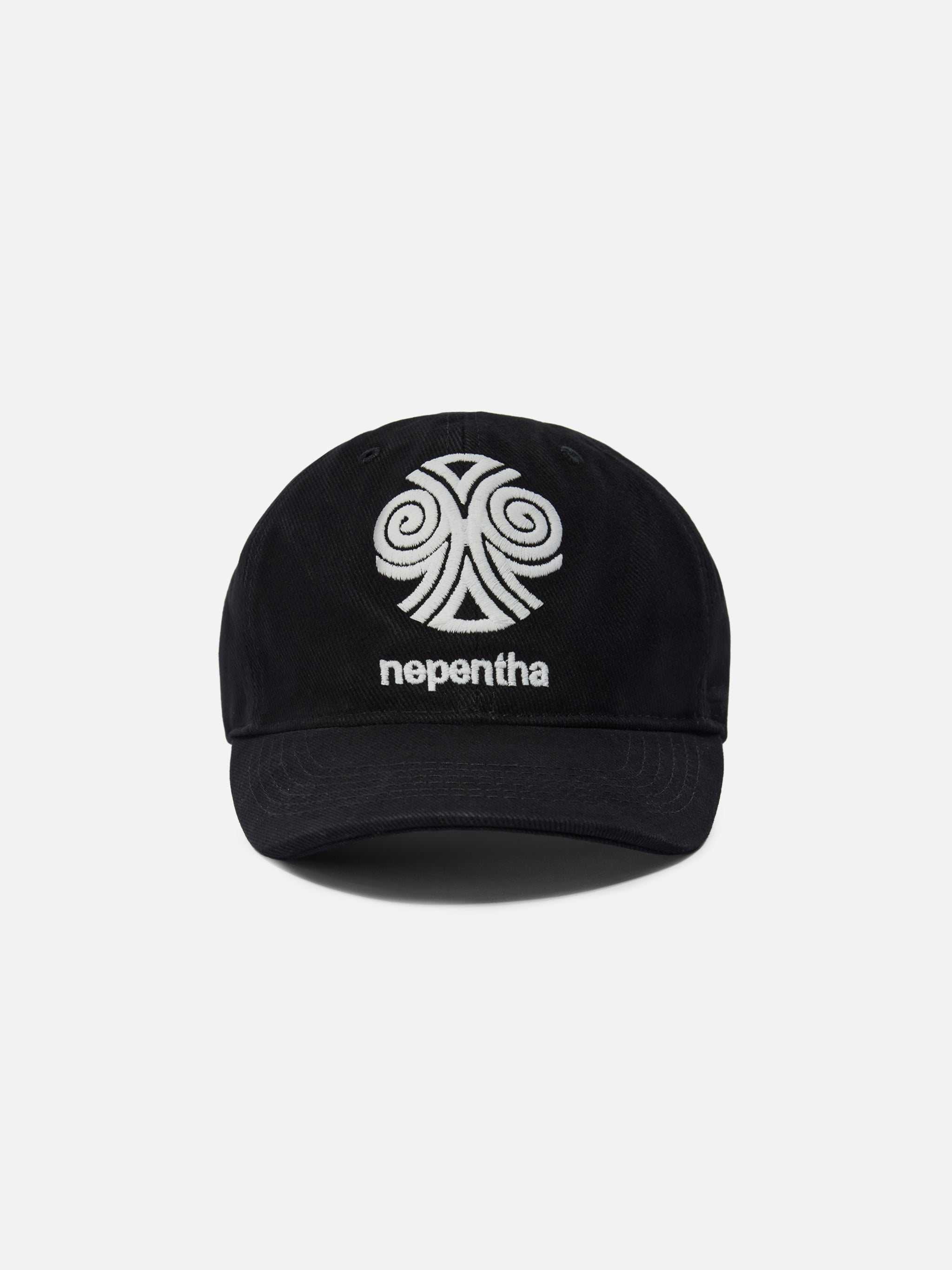 Baseball Cap Cotton With Nepentha Embroidery | Special Edition Black Hat