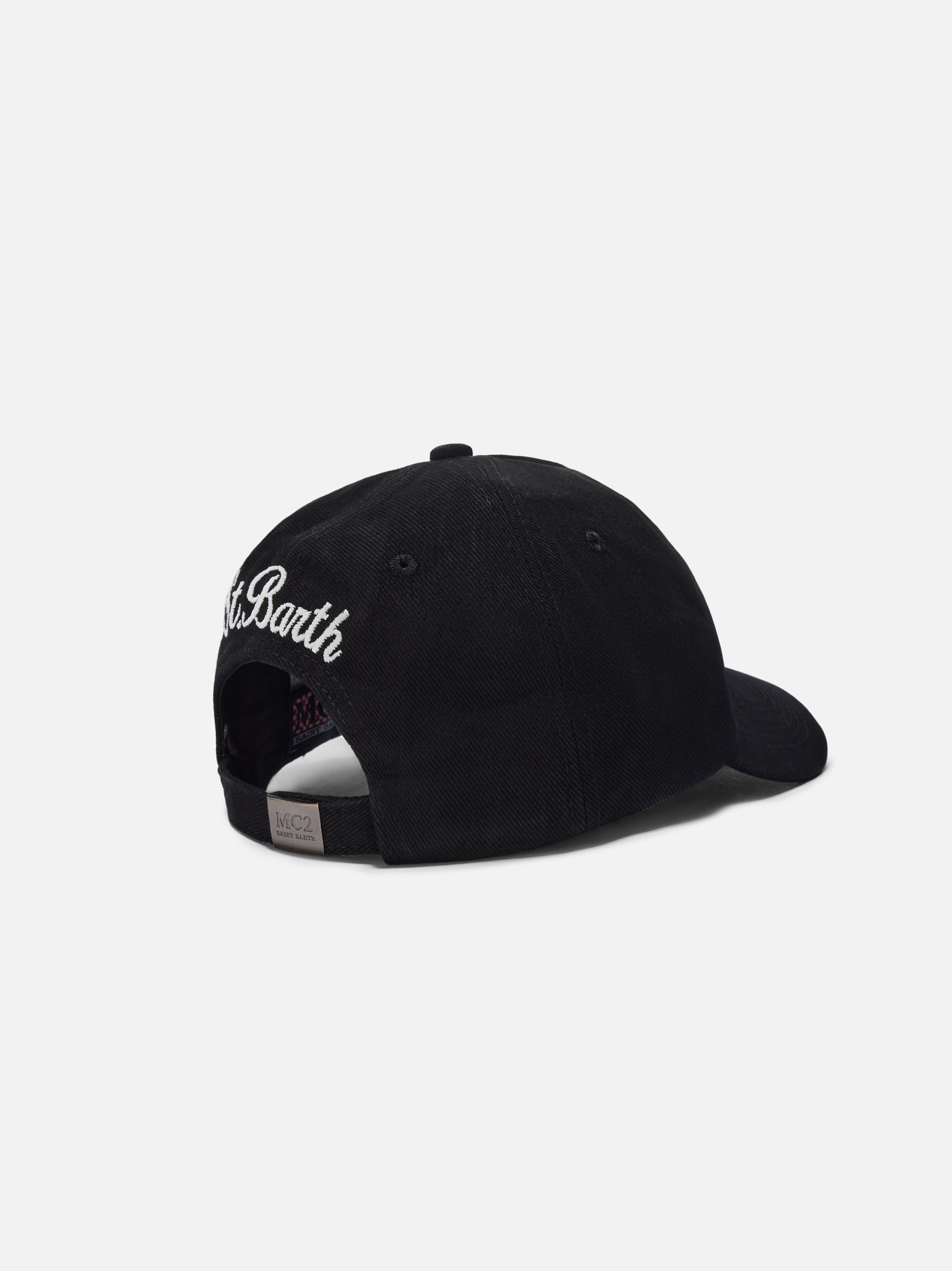 Baseball Cap Cotton With Nepentha Embroidery | Special Edition Black Hat
